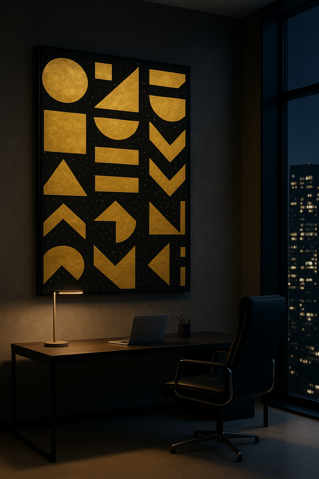 Glyphs of Quiet Power — Gilded Geometry