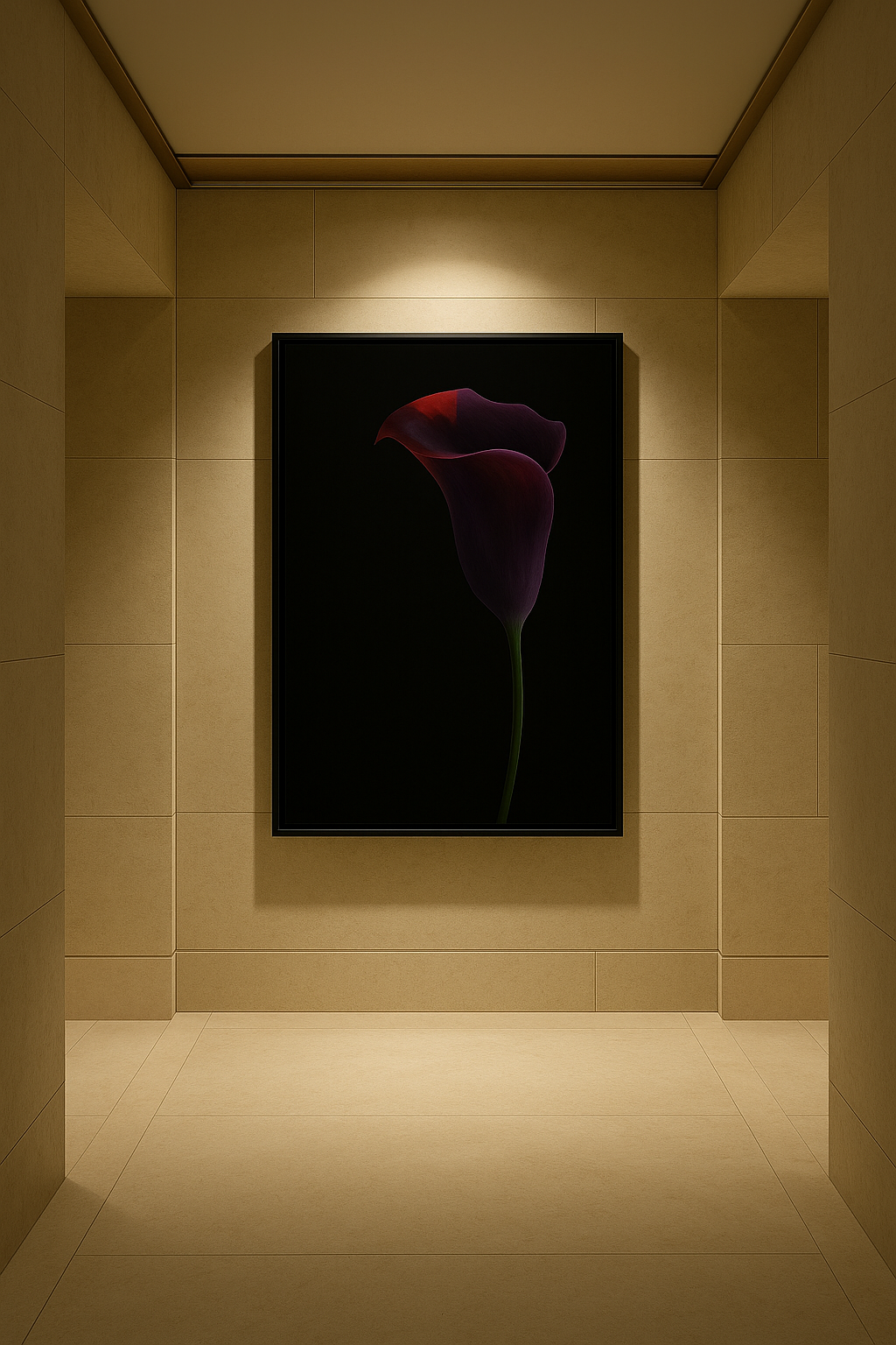 Crimson Eclipse — Limited Edition Noir Botanical Elegance