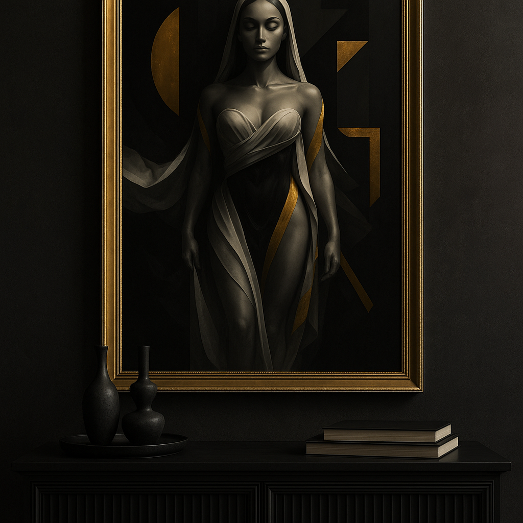 “Golden Ascension” — Limited Edition Divine Feminine Fine Art