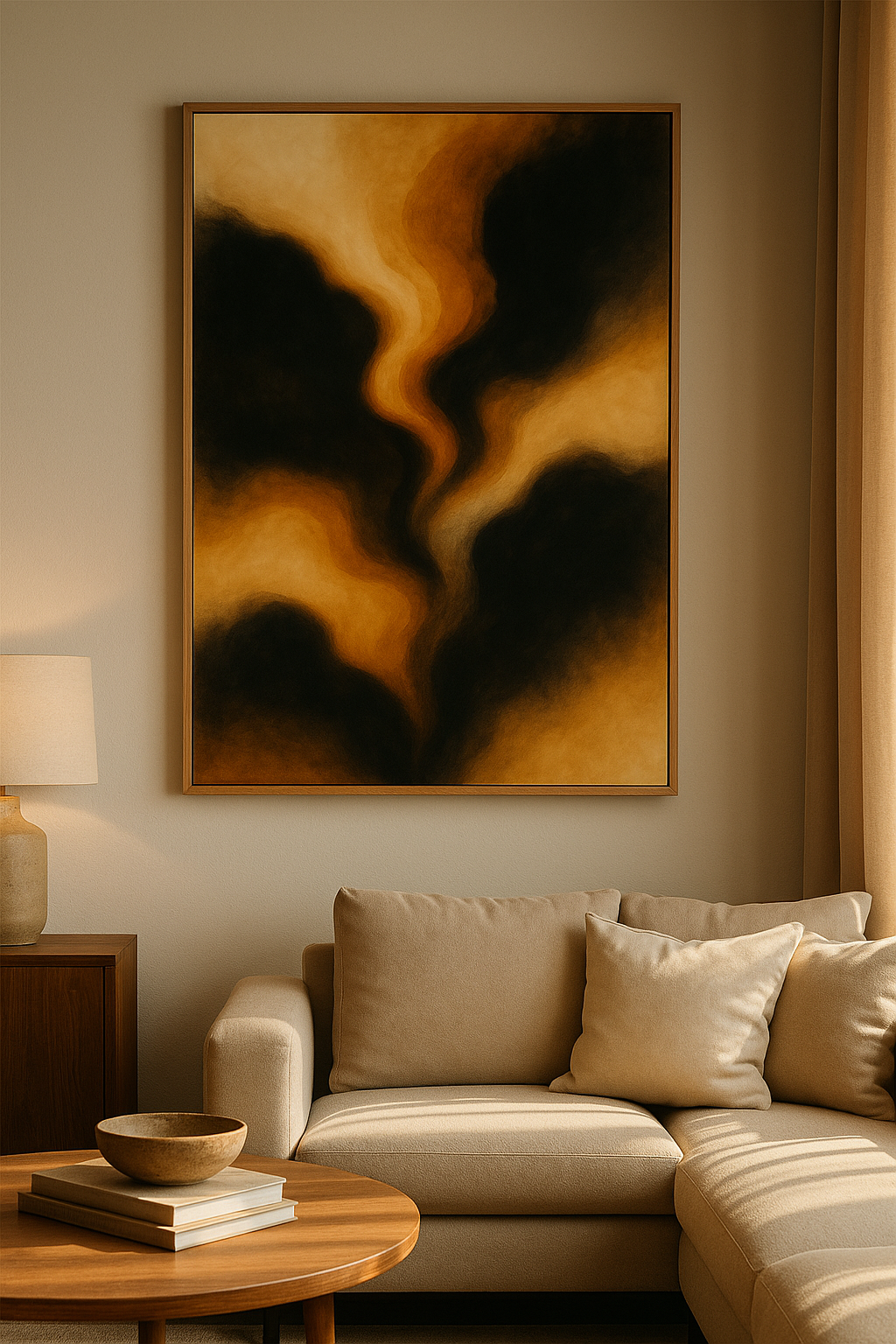 Gilded Ascension — Luxury Gold & Black Abstract (Ltd. Ed. 50)