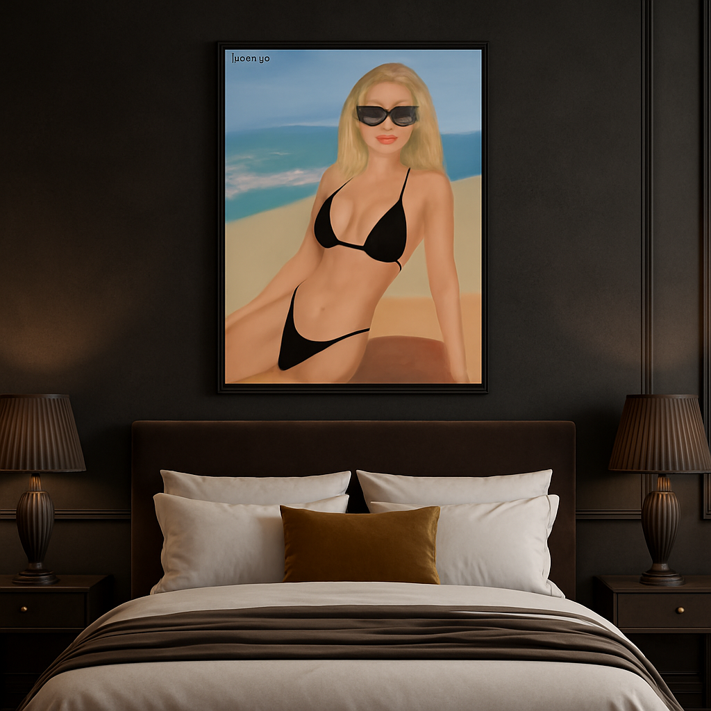 Desert Sun Muse — Limited Edition Fine Art Print | Kasian Art Studio