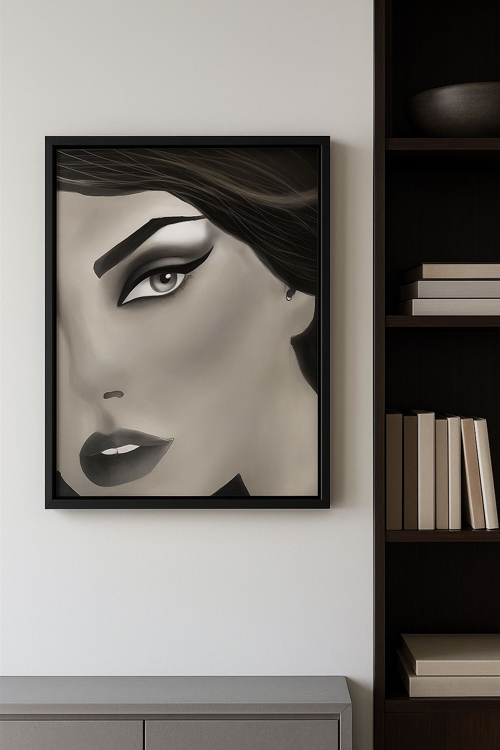 “Veil of Intention” — Couture Noir Fine Art Portrait