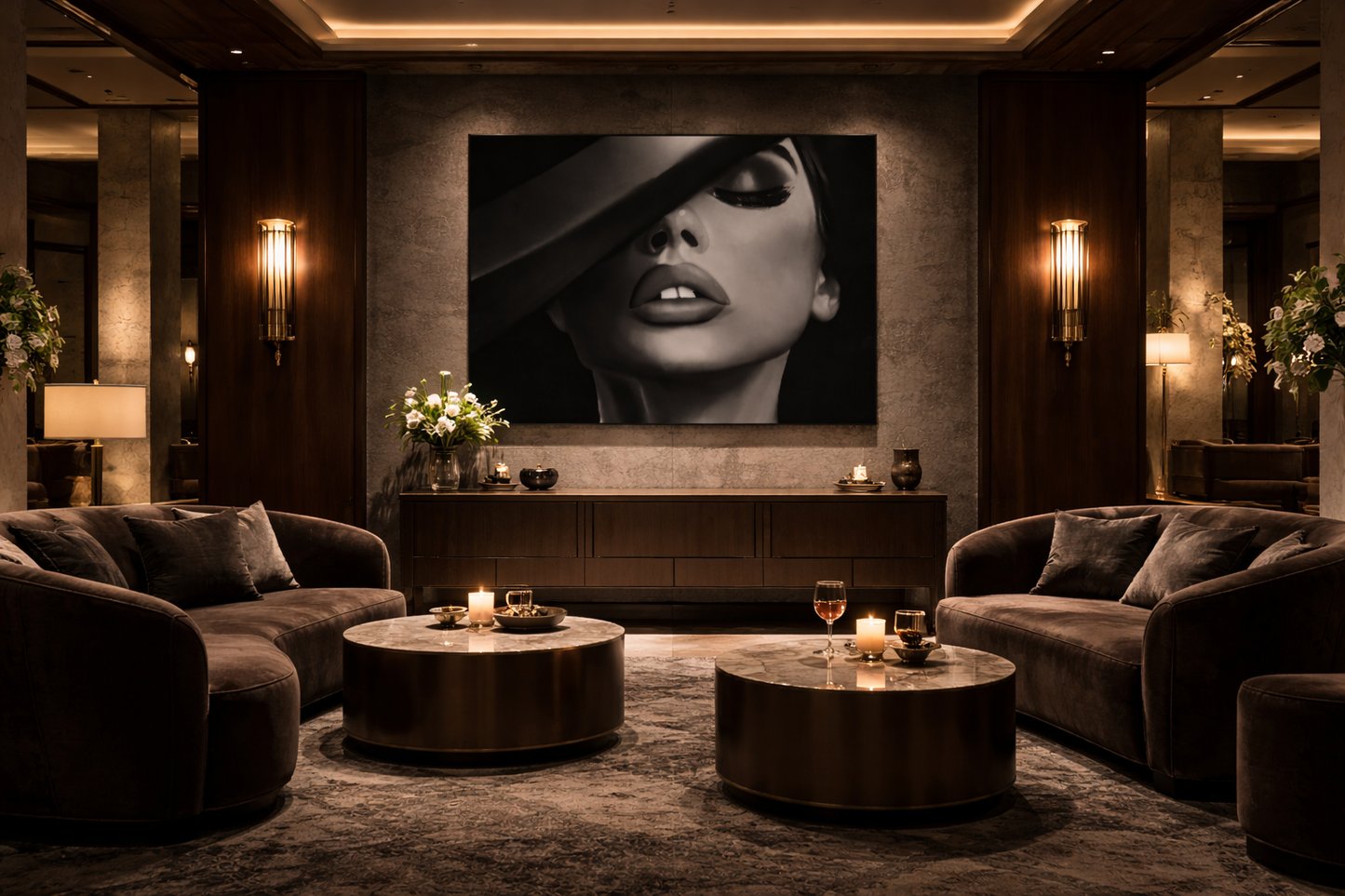 Velvet Interruption — Limited Edition Monochrome Portrait