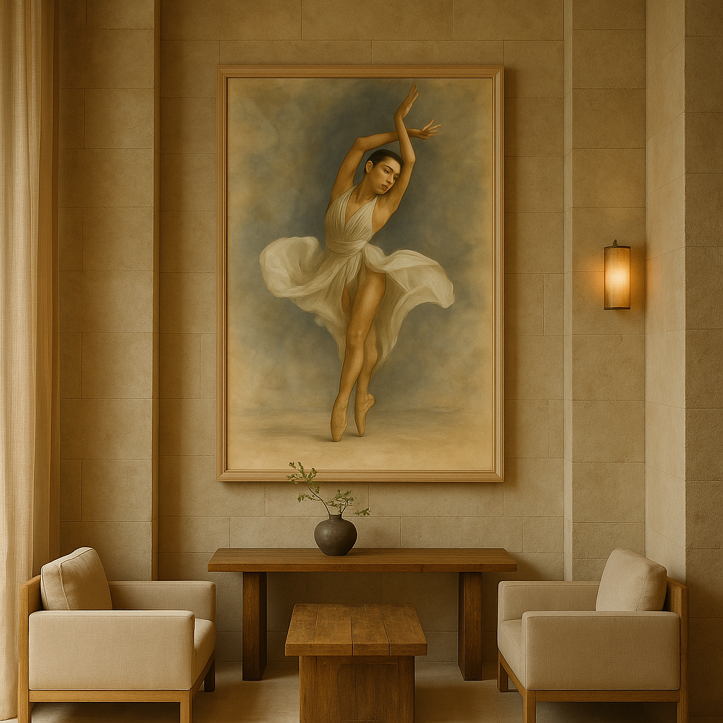 Ethereal Ascension – Limited Edition Ballet Fine Art Print