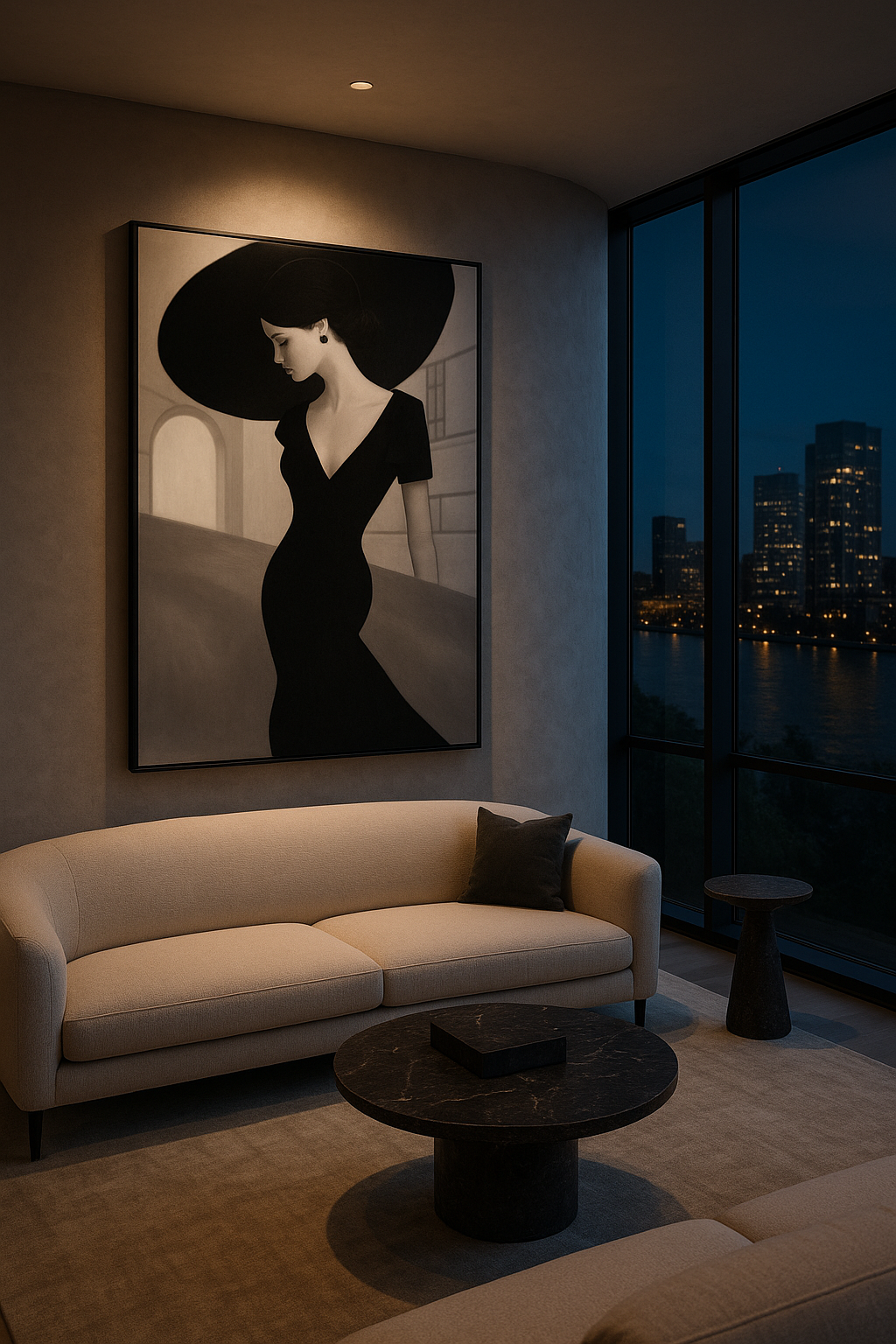 Eternal Silhouette — Noir Elegance in Motion