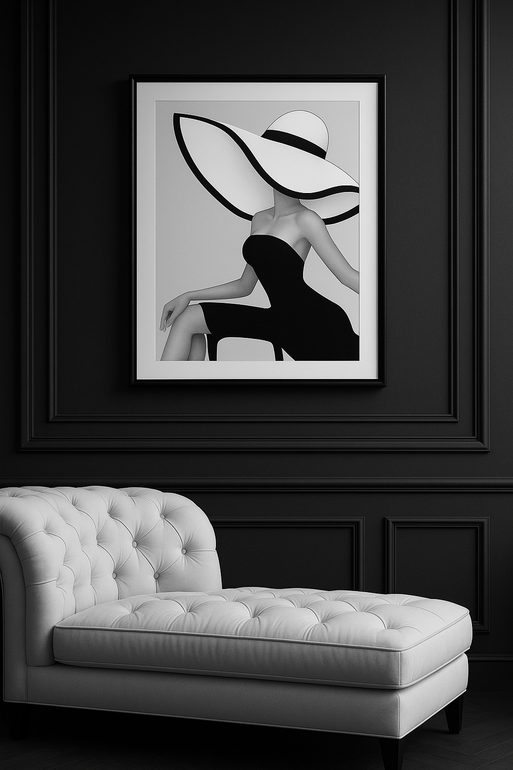 Ivory Silence — Limited Edition Minimalist Fashion Fine Art