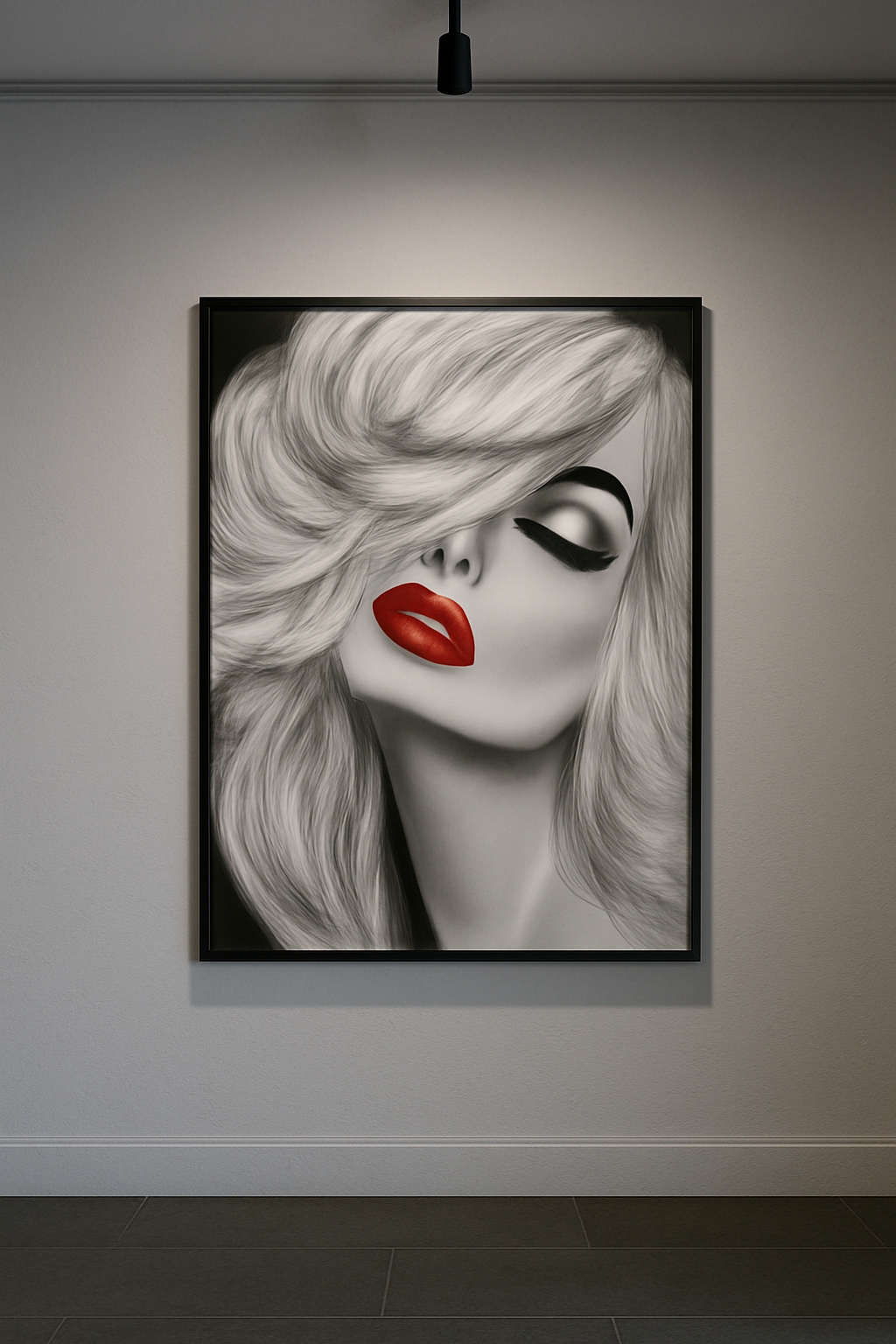 Scarlet Whisper — Limited Edition Noir Portrait