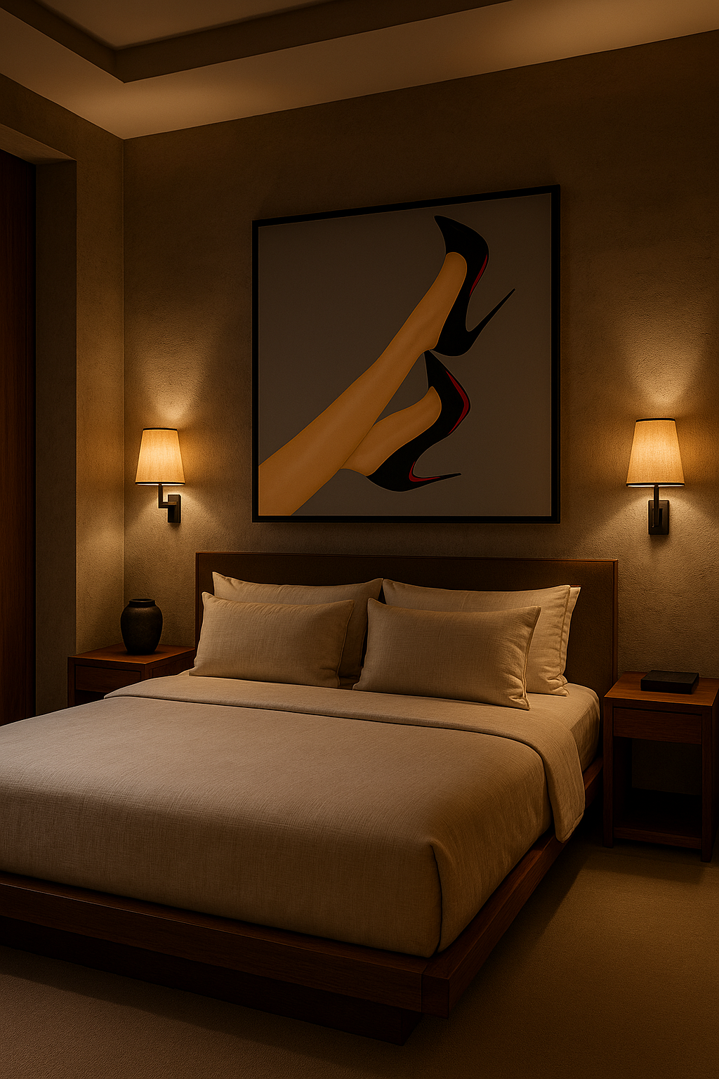 Velvet Ascent — Limited Edition Fashion Noir Fine Art