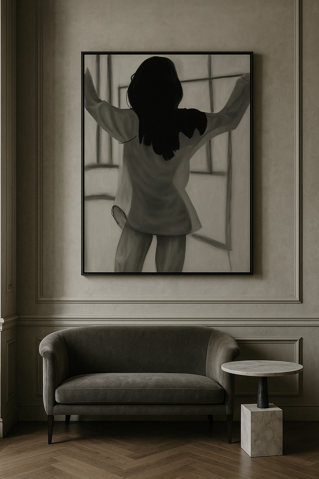 Morning Unsaid — Intimate Figurative Noir