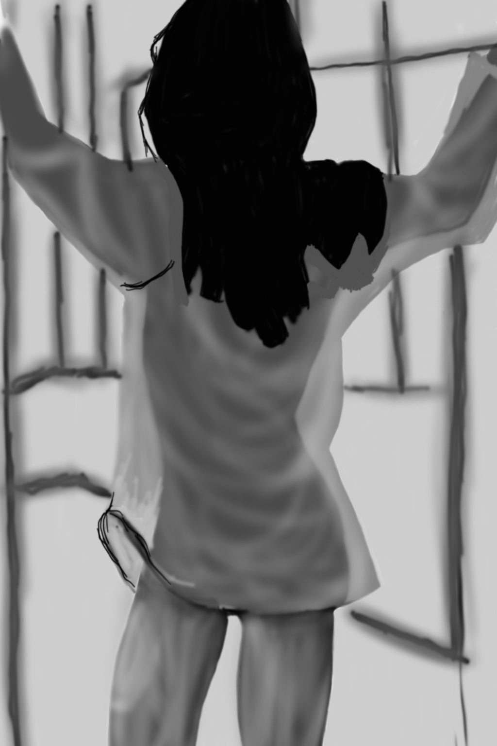 Morning Unsaid — Intimate Figurative Noir