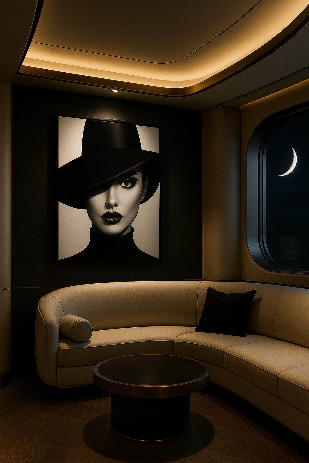 Obsidian Gaze — Limited Edition Noir Portrait Fine Art