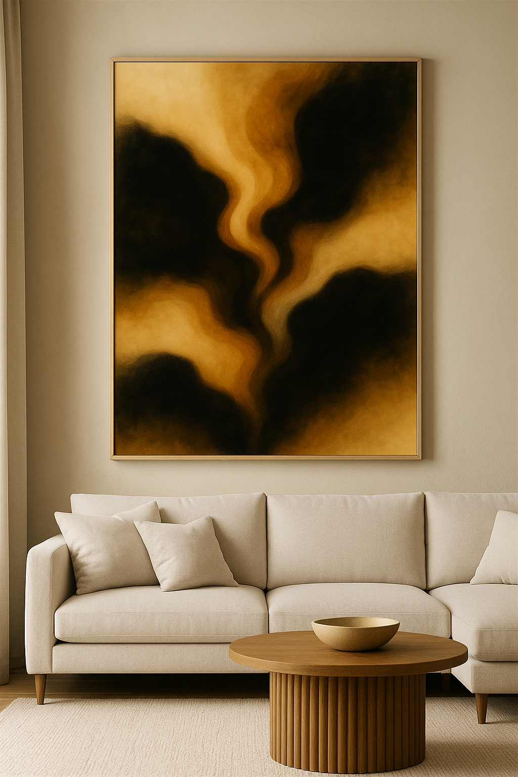 Gilded Ascension — Luxury Gold & Black Abstract (Ltd. Ed. 50)