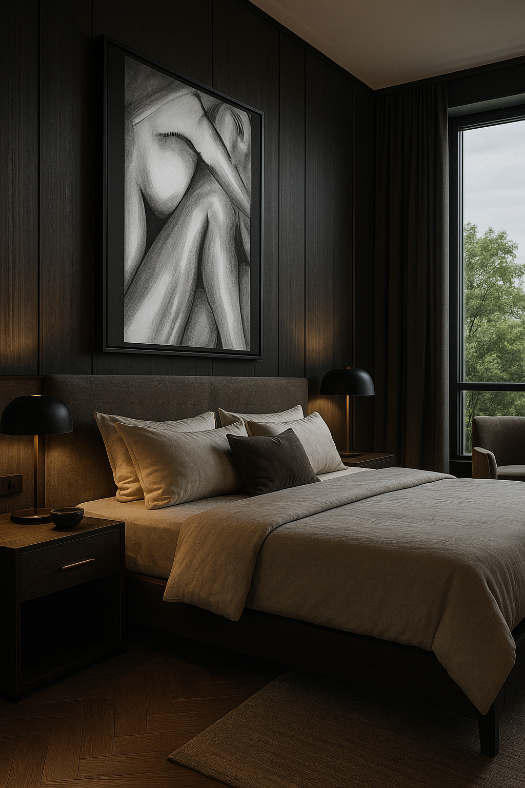 Quieturrender — Sculptural Figure in Shadow & Light