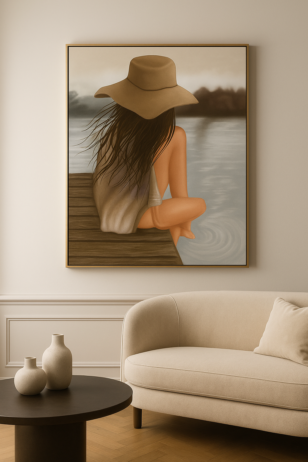 Quiet Tide — Limited Edition Coastal Reverie Portrait