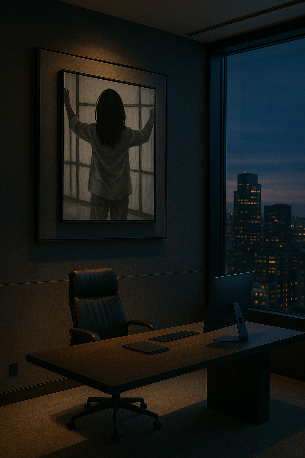 Morning Unsaid — Intimate Figurative Noir