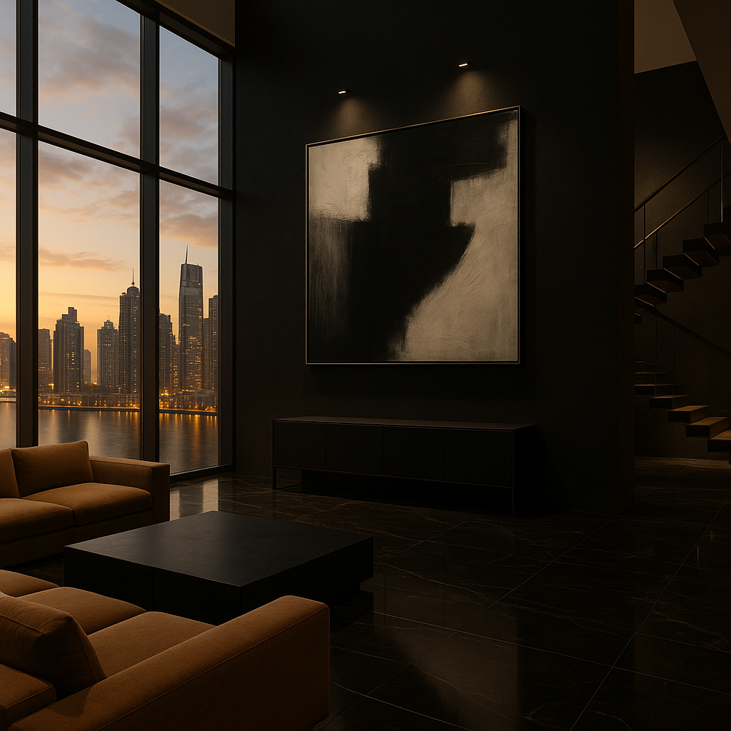 Shadow Construct: Monochrome Architectural Abstraction