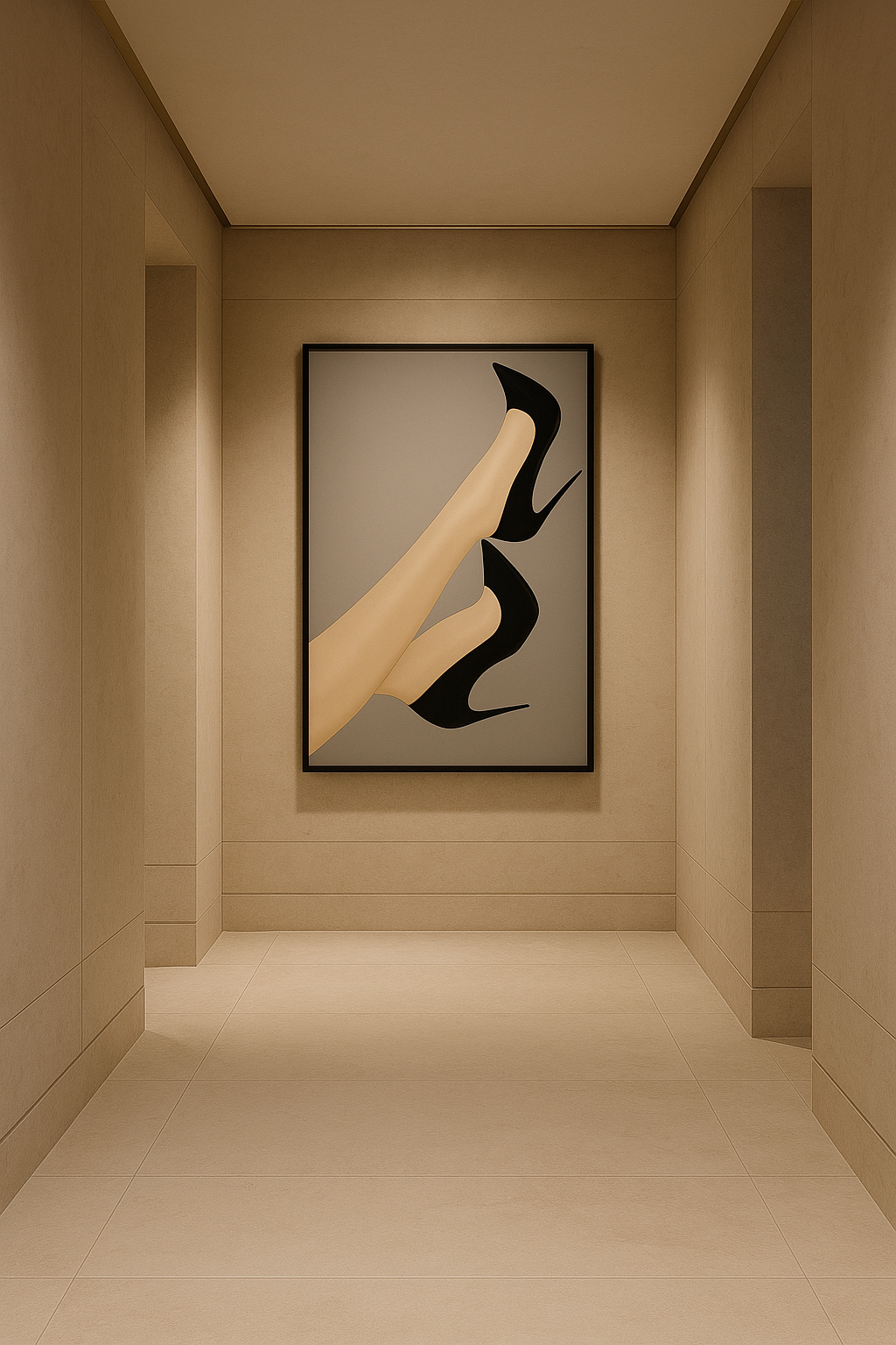 Velvet Ascent — Limited Edition Fashion Noir Fine Art