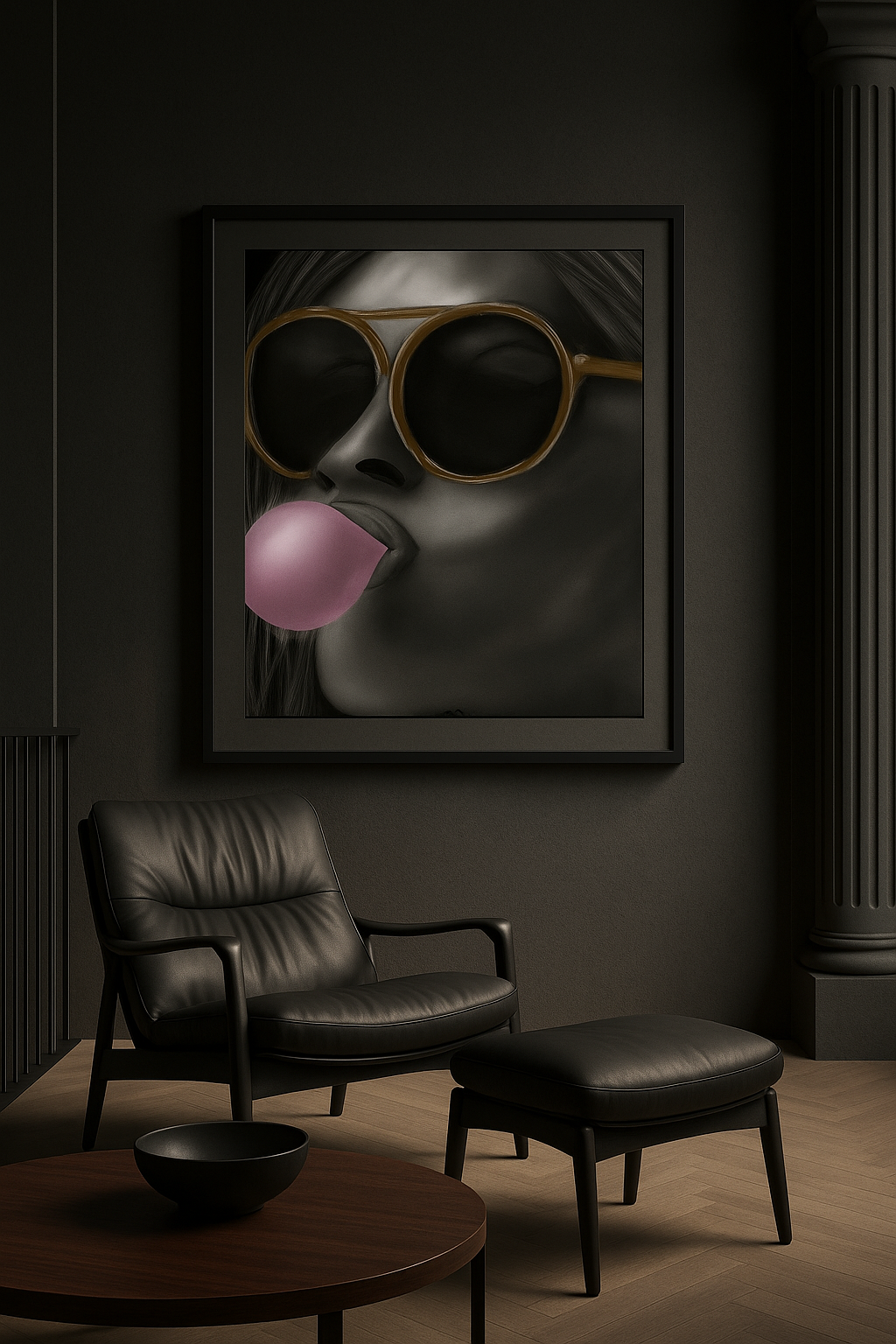 Pink Defiance — Limited Edition Editorial Noir Pop Art