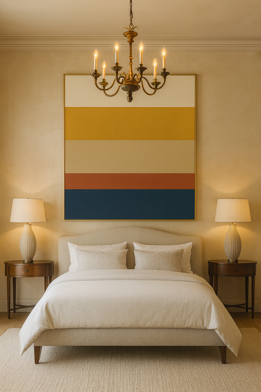 Golden Foundations — Limited Edition Modern Luxe Abstract