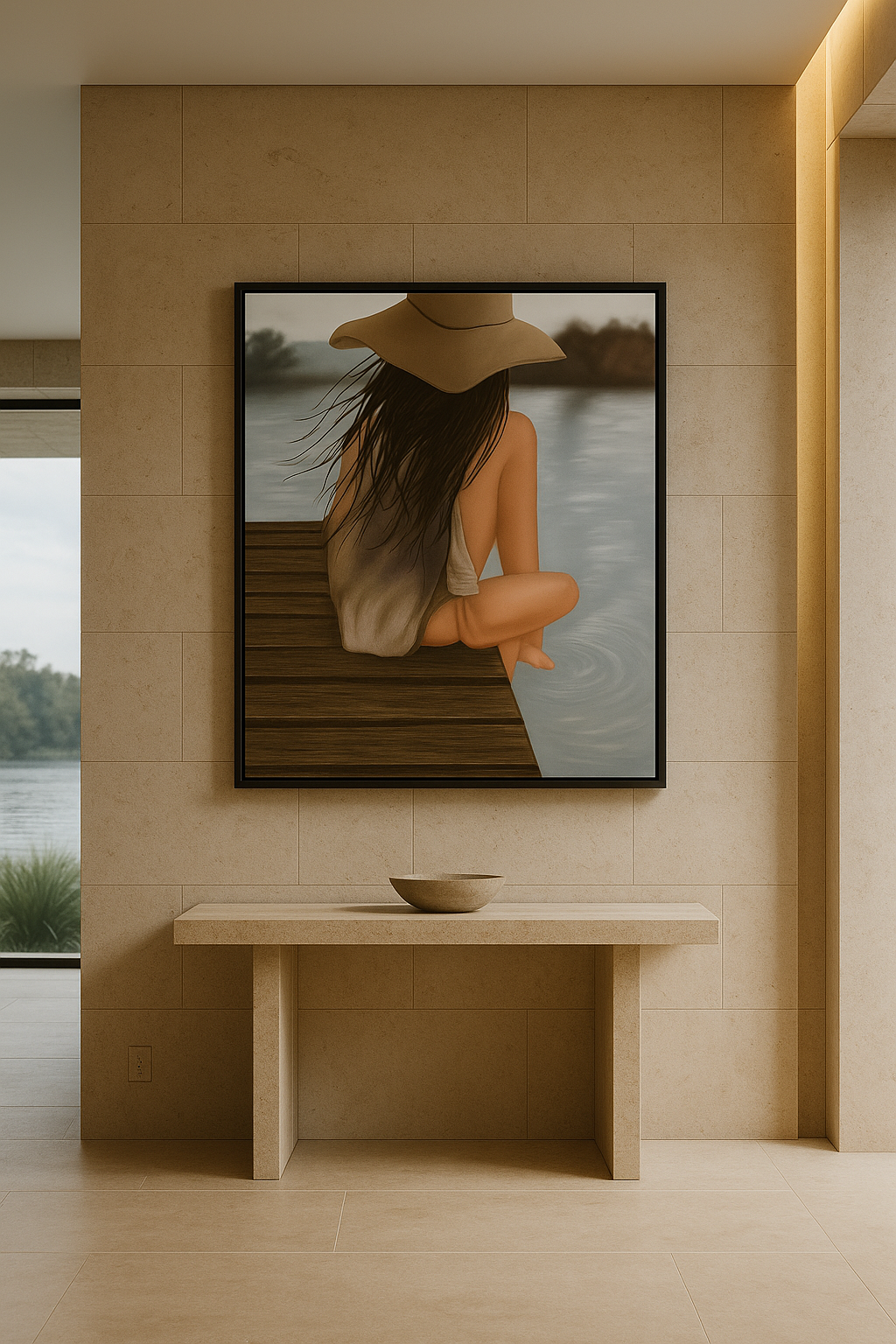 Quiet Tide — Limited Edition Coastal Reverie Portrait