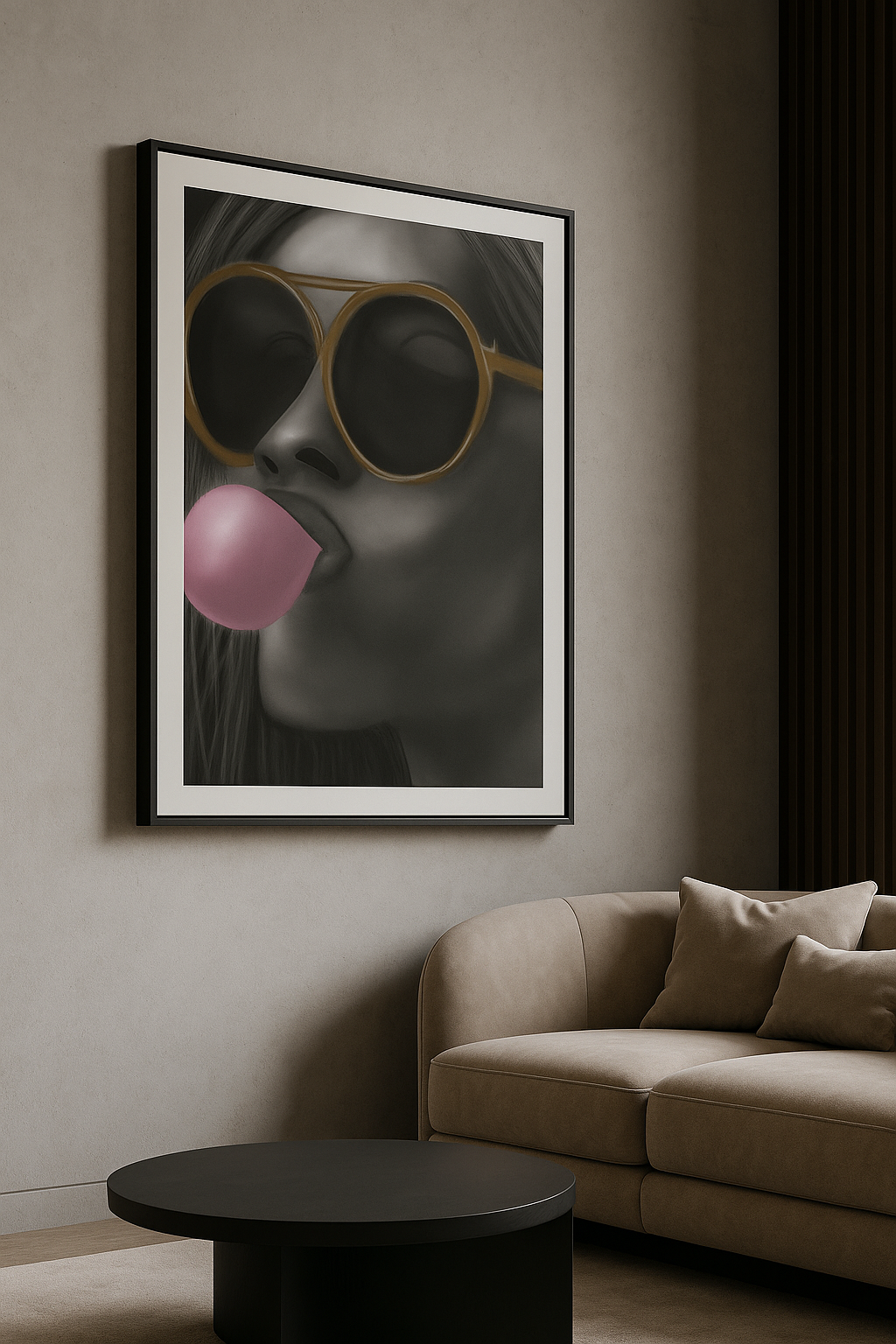 Pink Defiance — Limited Edition Editorial Noir Pop Art