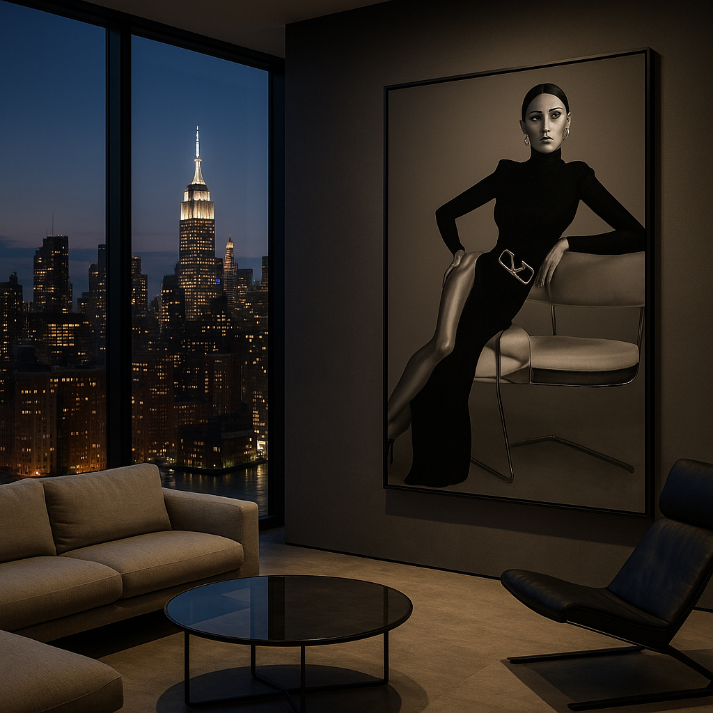 Black Authority — Stairwell Portrait No. I