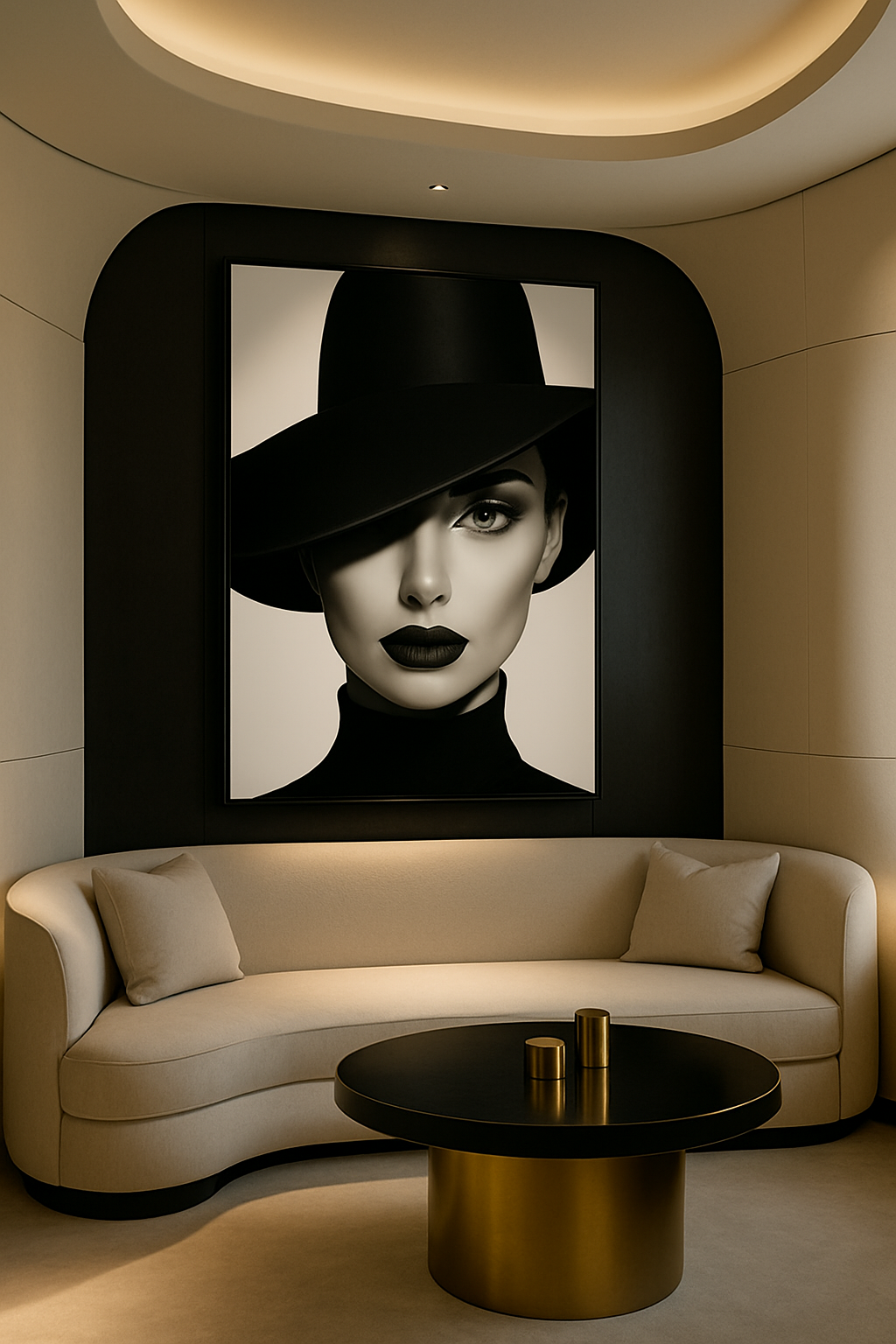 Obsidian Gaze — Limited Edition Noir Portrait Fine Art