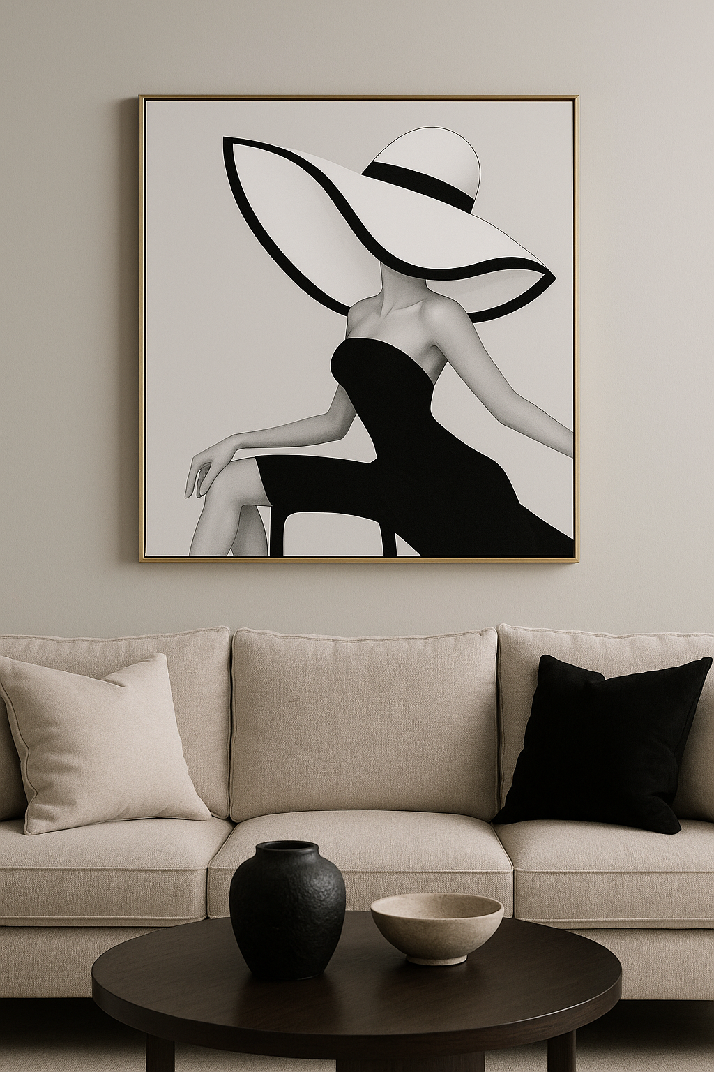 Ivory Silence — Limited Edition Minimalist Fashion Fine Art