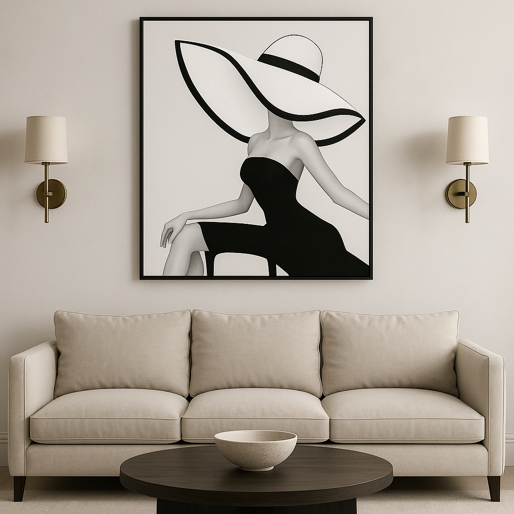 Ivory Silence — Limited Edition Minimalist Fashion Fine Art