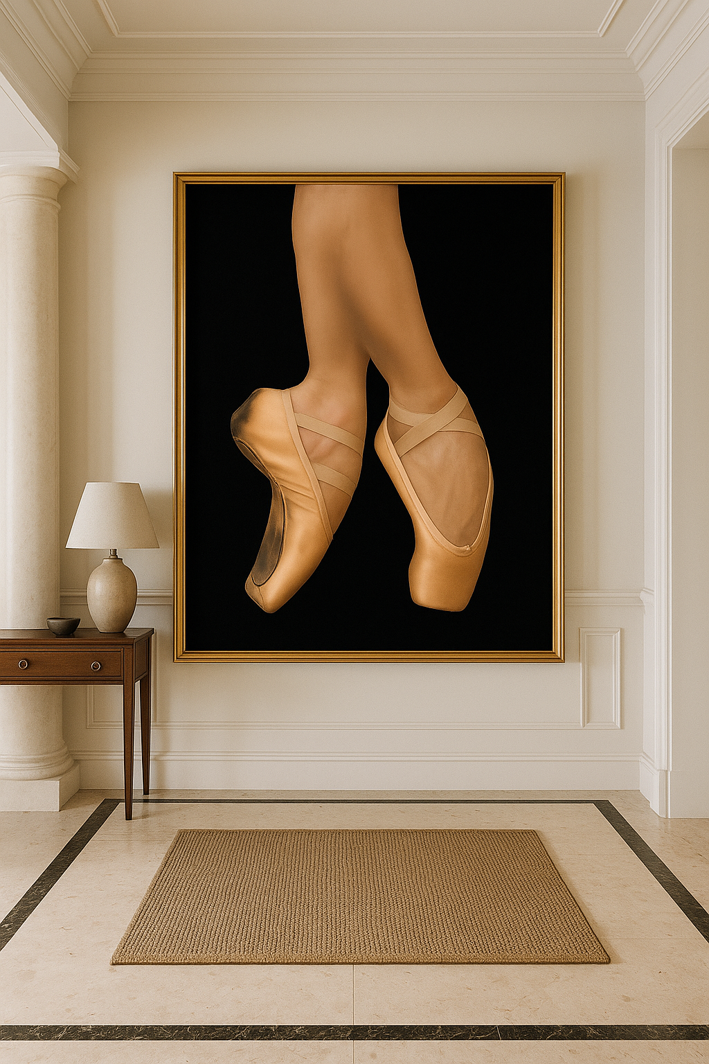 Poise & Pointe — Luxury Ballet Fine Art Print | Kasian Art Studio