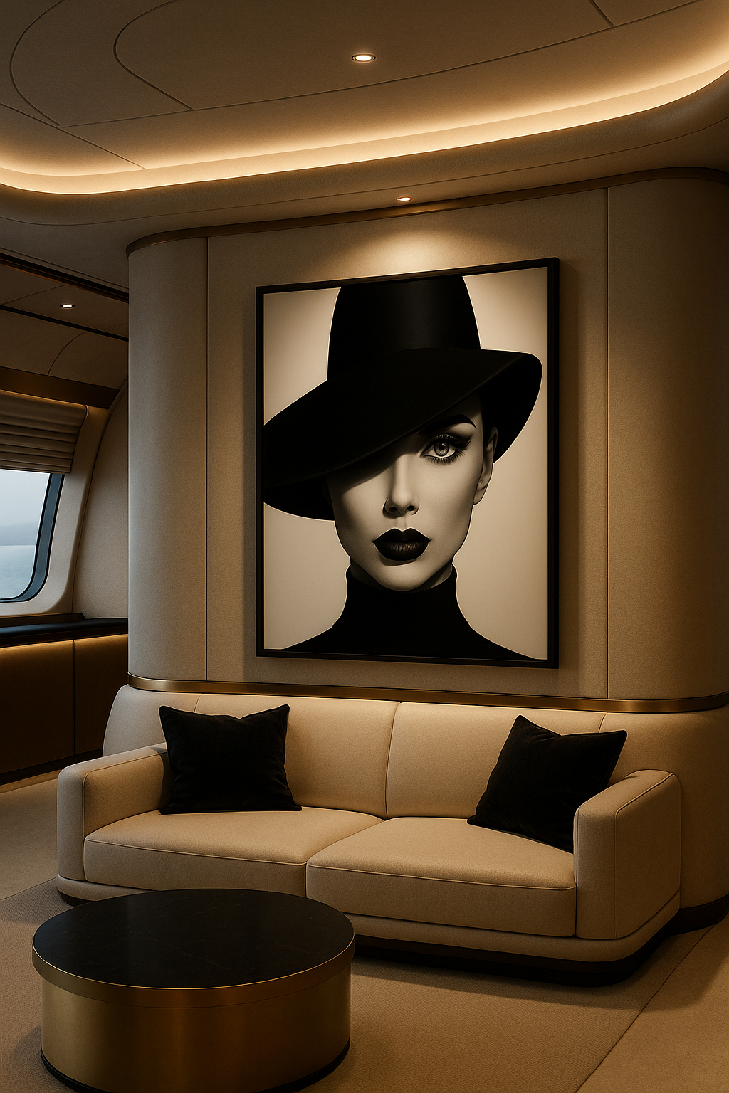 Obsidian Gaze — Limited Edition Noir Portrait Fine Art