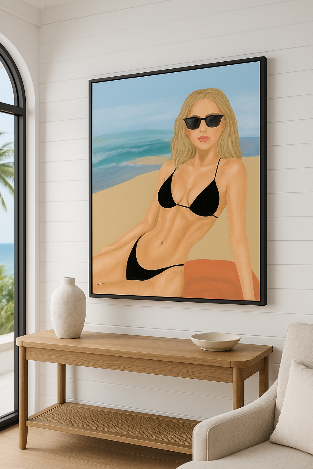 Desert Sun Muse — Limited Edition Fine Art Print | Kasian Art Studio