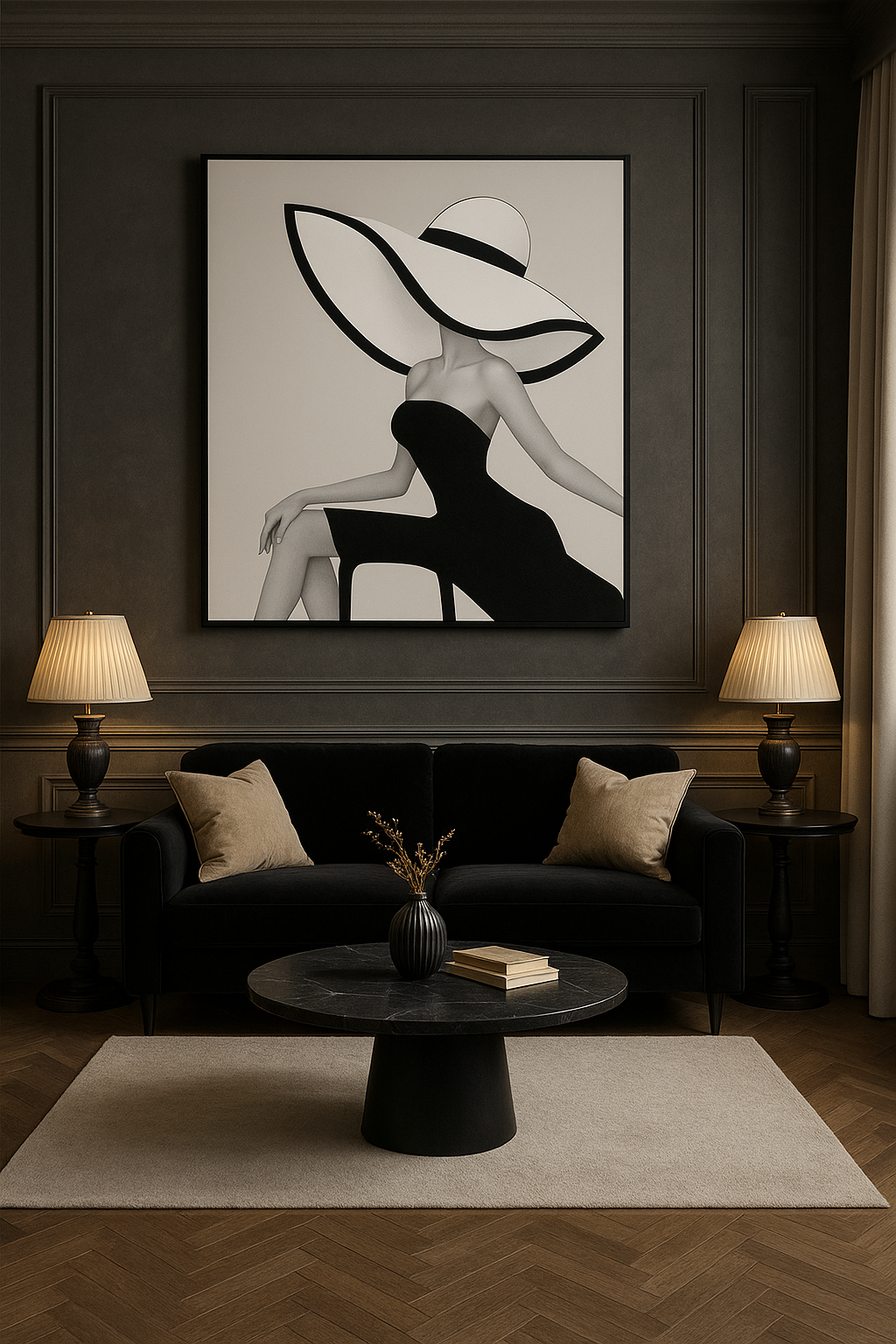 Ivory Silence — Limited Edition Minimalist Fashion Fine Art