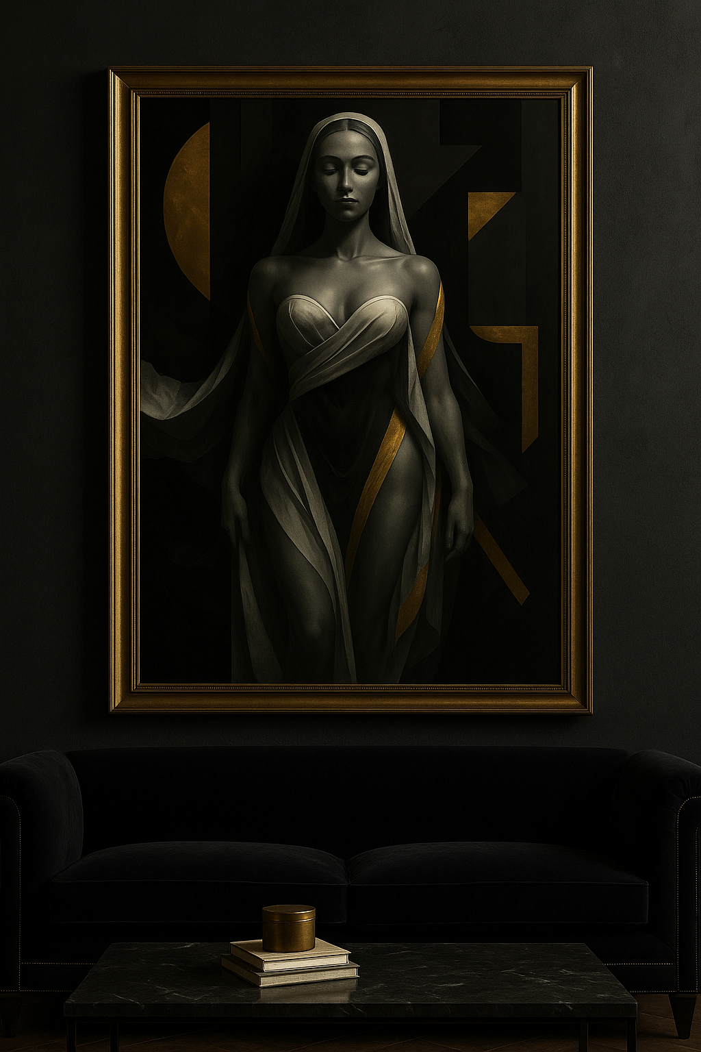 “Golden Ascension” — Limited Edition Divine Feminine Fine Art