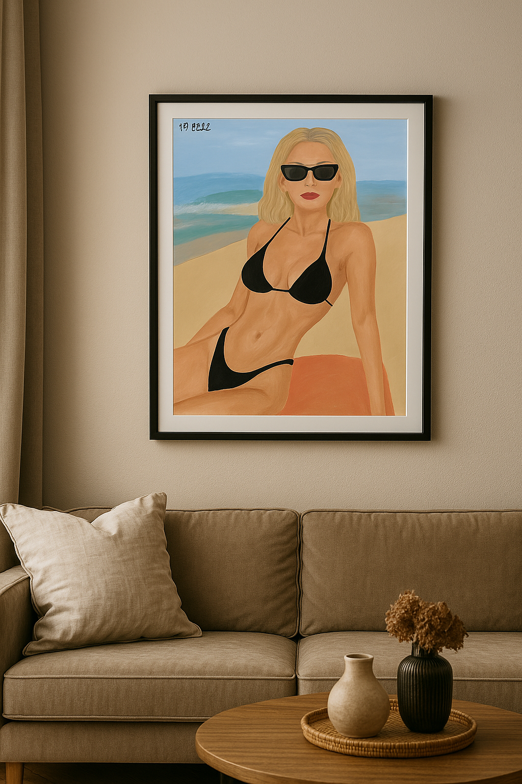 Desert Sun Muse — Limited Edition Fine Art Print | Kasian Art Studio