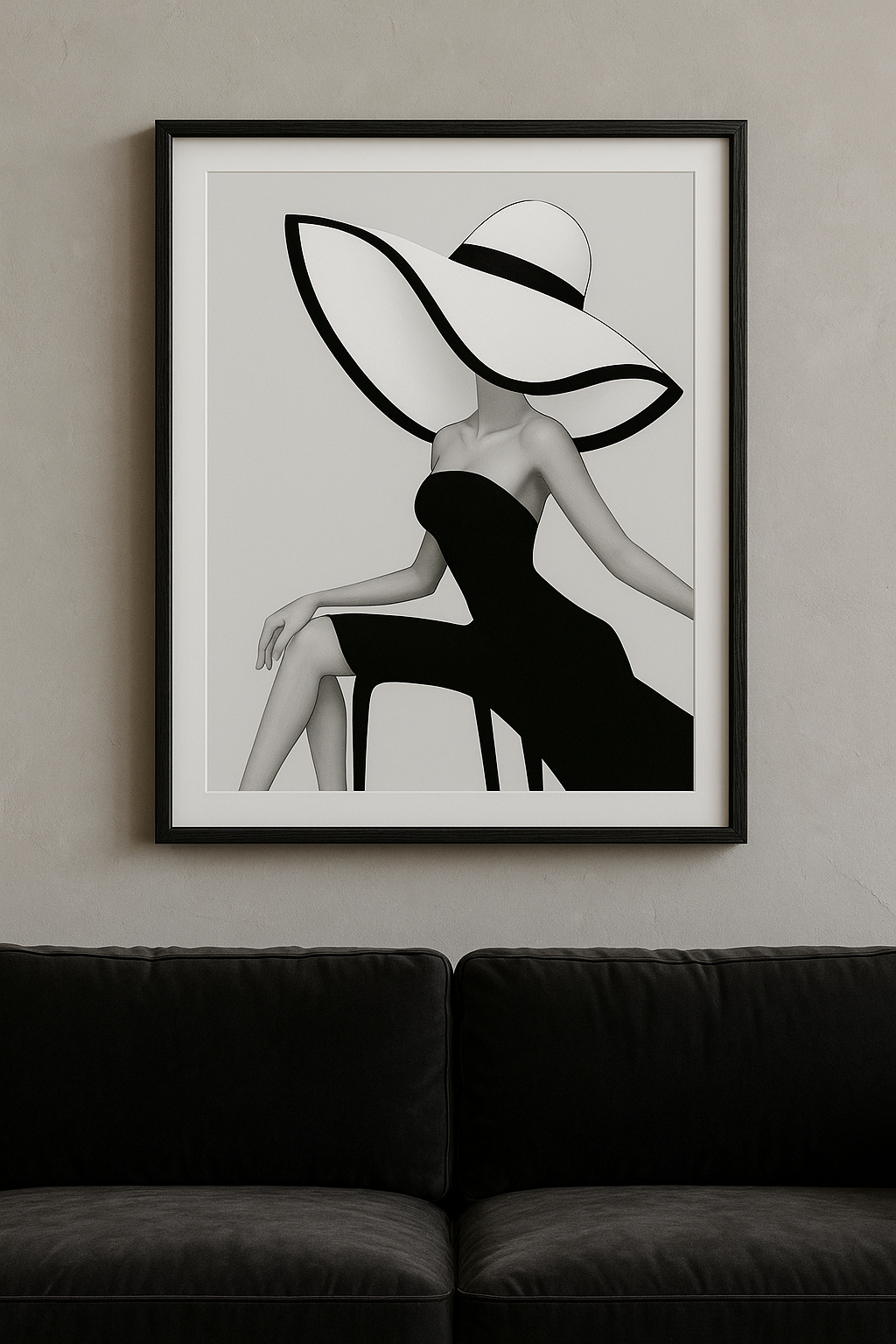 Ivory Silence — Limited Edition Minimalist Fashion Fine Art