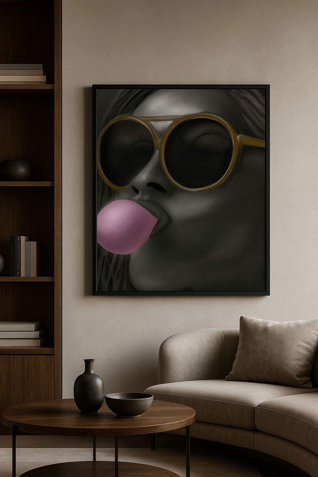 Pink Defiance — Limited Edition Editorial Noir Pop Art