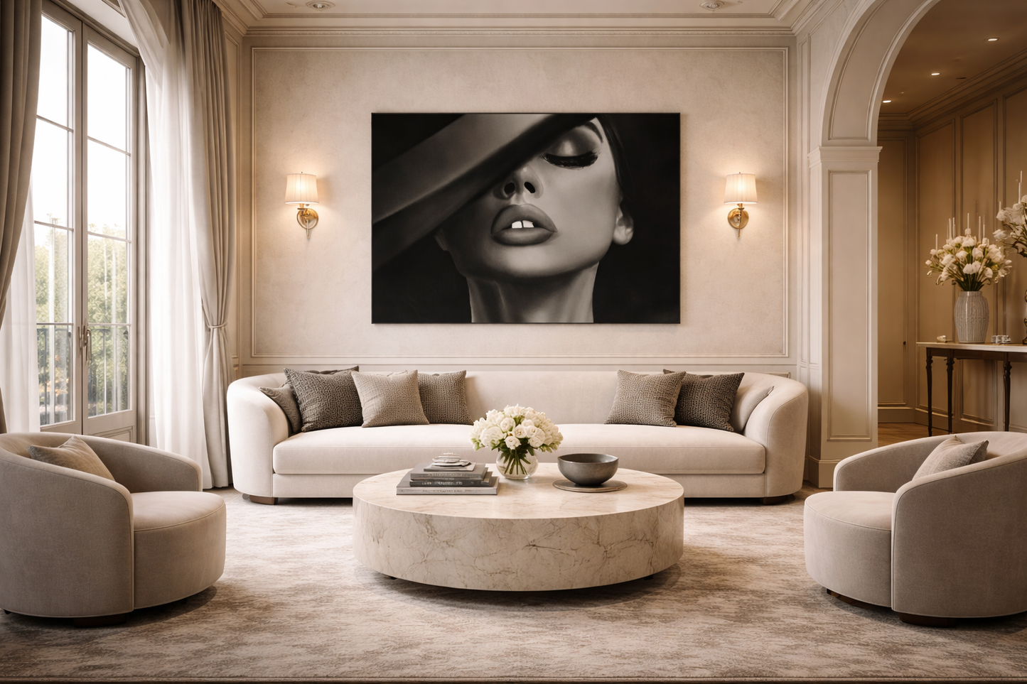 Velvet Interruption — Limited Edition Monochrome Portrait