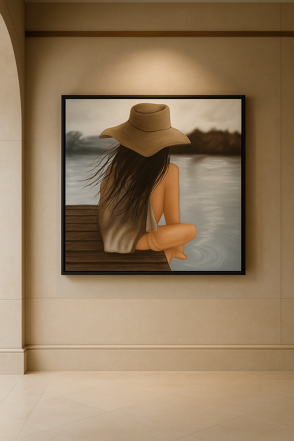 Quiet Tide — Limited Edition Coastal Reverie Portrait