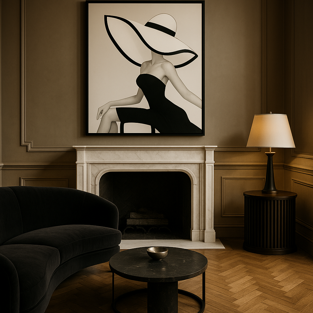 Ivory Silence — Limited Edition Minimalist Fashion Fine Art