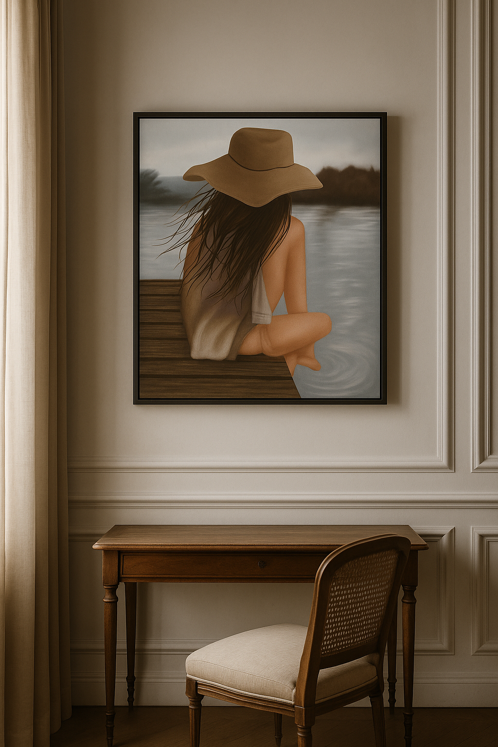 Quiet Tide — Limited Edition Coastal Reverie Portrait