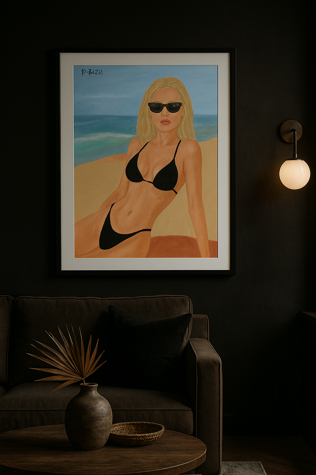Desert Sun Muse — Limited Edition Fine Art Print | Kasian Art Studio