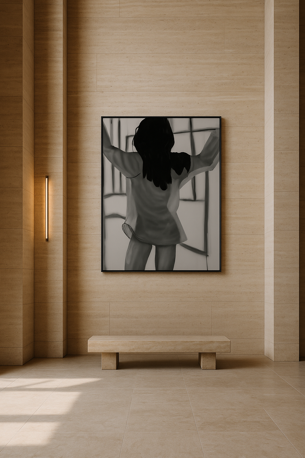 Morning Unsaid — Intimate Figurative Noir