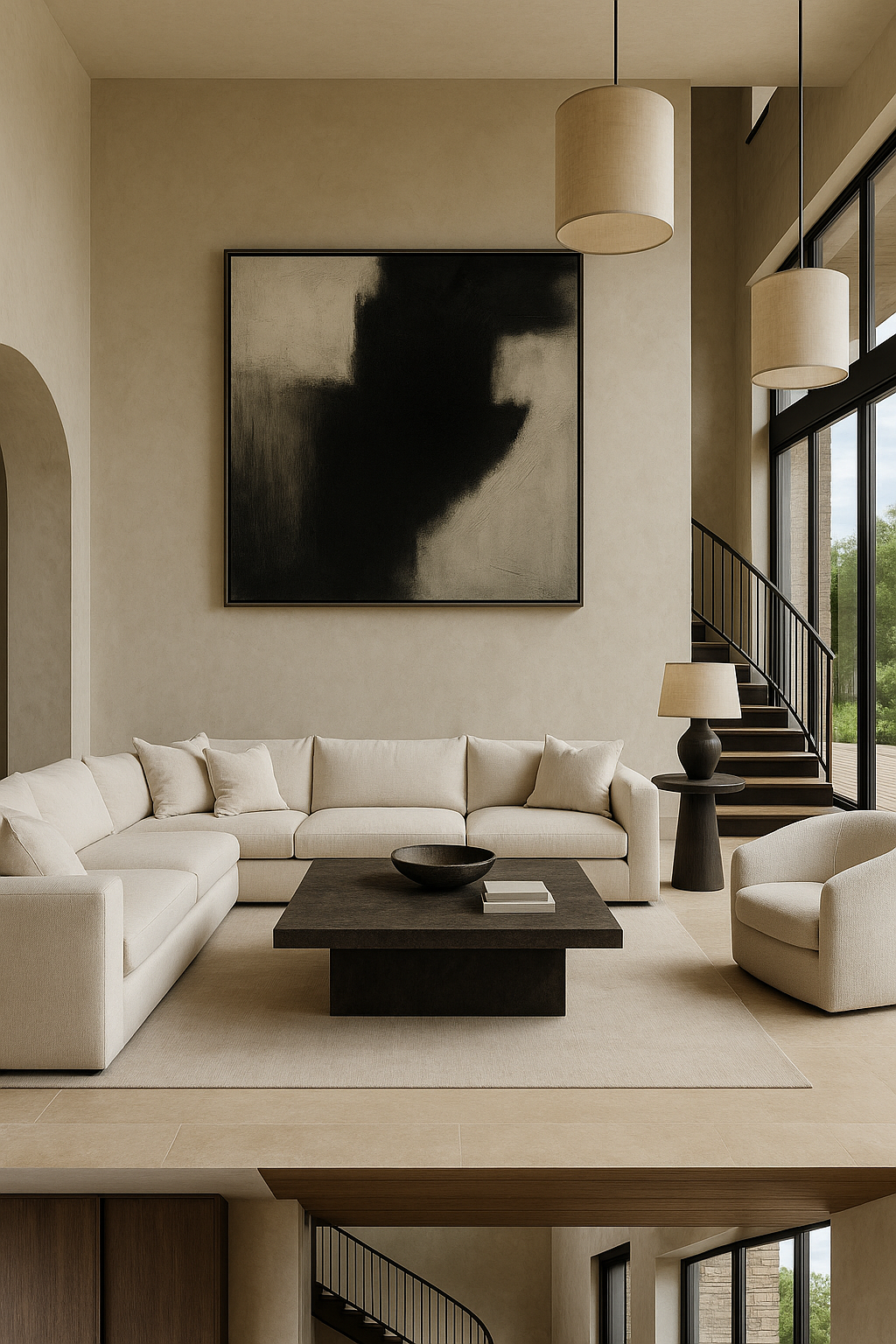 Shadow Construct: Monochrome Architectural Abstraction