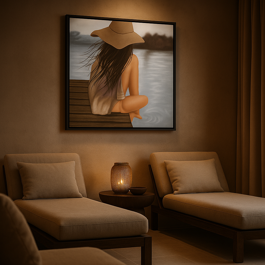 Quiet Tide — Limited Edition Coastal Reverie Portrait