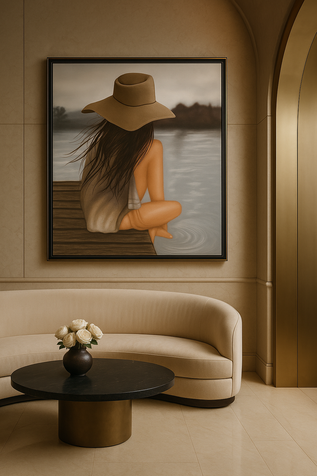 Quiet Tide — Limited Edition Coastal Reverie Portrait