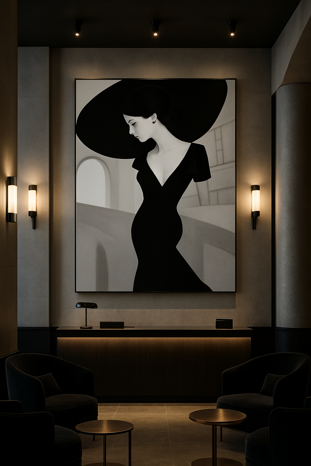 Eternal Silhouette — Noir Elegance in Motion