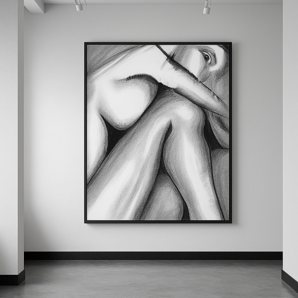 Quieturrender — Sculptural Figure in Shadow & Light