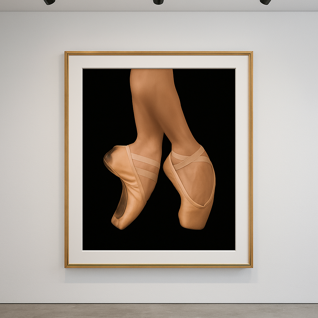 Poise & Pointe — Luxury Ballet Fine Art Print | Kasian Art Studio