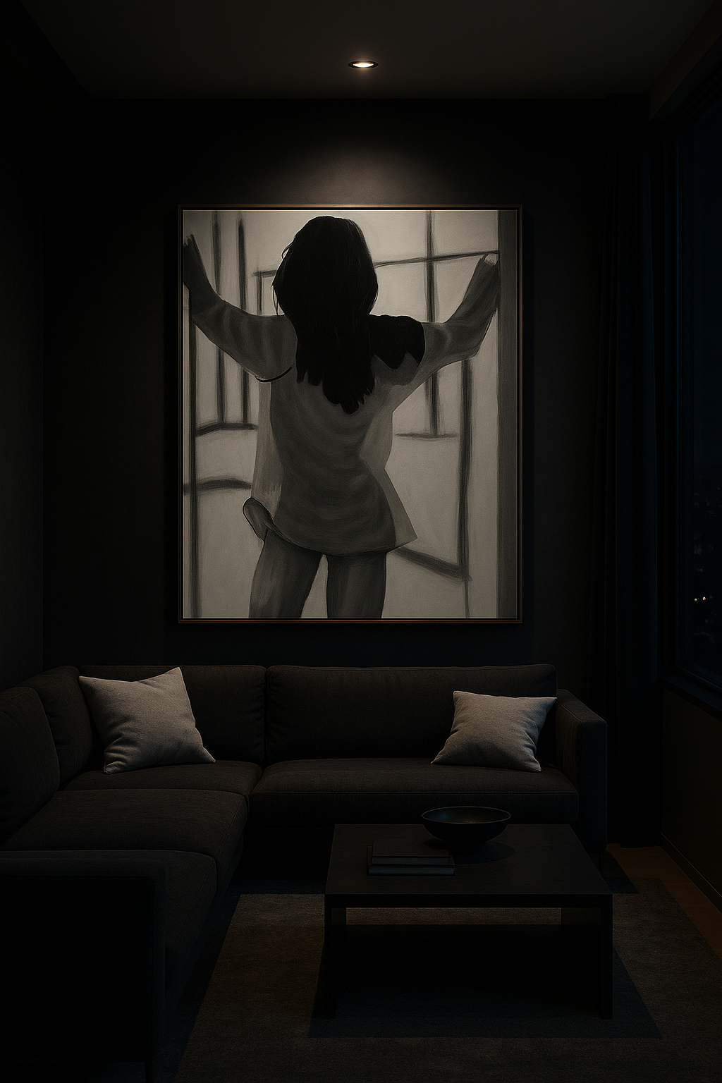 Morning Unsaid — Intimate Figurative Noir